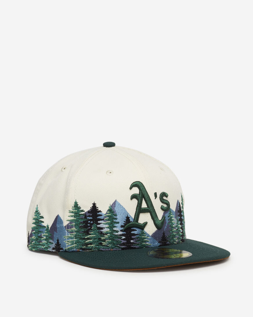 Shop New Era 59Fifty Oakland A's Outdoor Fitted Hat 60296459