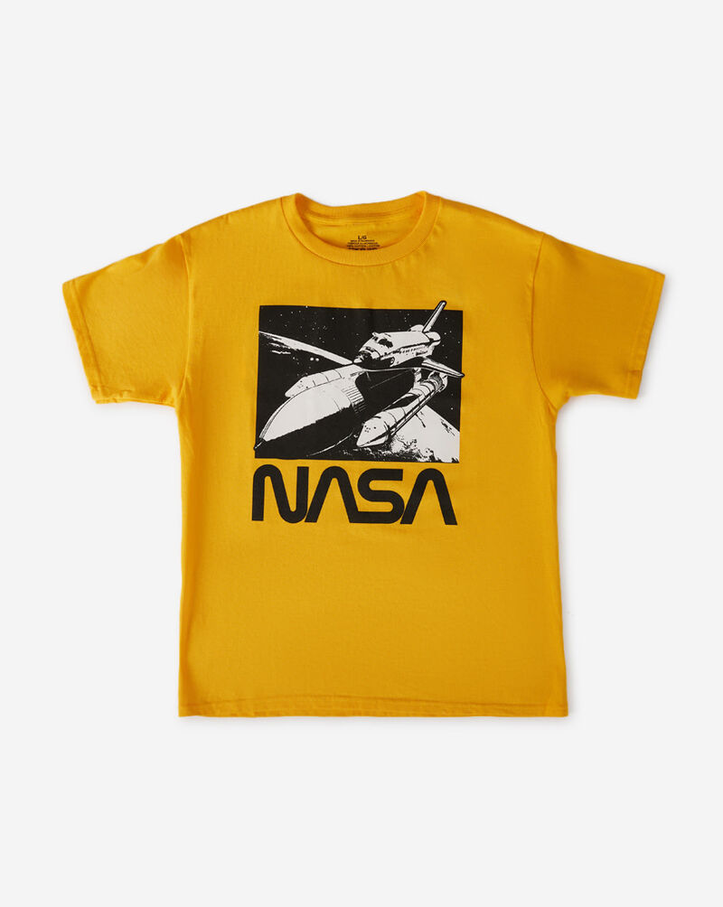 Graphic Tees Grade School NASA Tee NSA1560YB Yellow 1