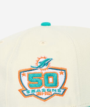 9Fifty Miami Dolphins Curve A-Frame Snapback Hat