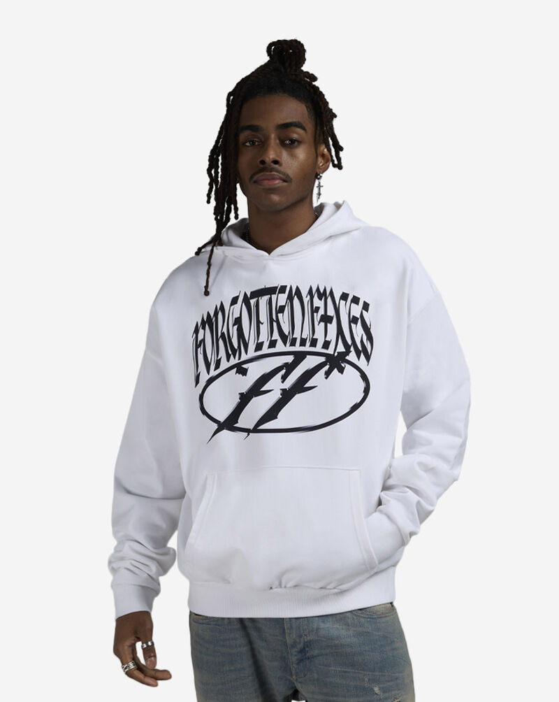 Forgotten Faces Forgotten Jaguar Hoodie FOFUS154-00220 White 1