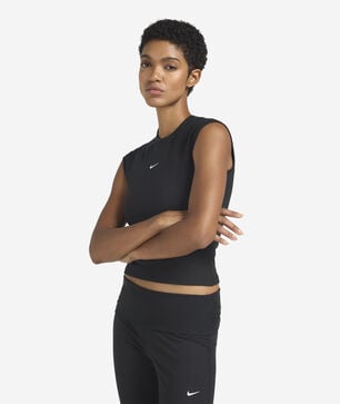 NSW Chill Knit Tight Short-Sleeve Ribbed Top