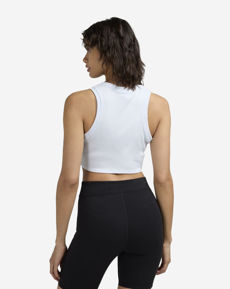 Nike NSW Chill Knit Tight Cropped Mini-Rib Tank Top FB8279-423 Blue 2