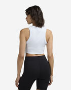 Nike NSW Chill Knit Tight Cropped Mini-Rib Tank Top FB8279-423 Blue 2