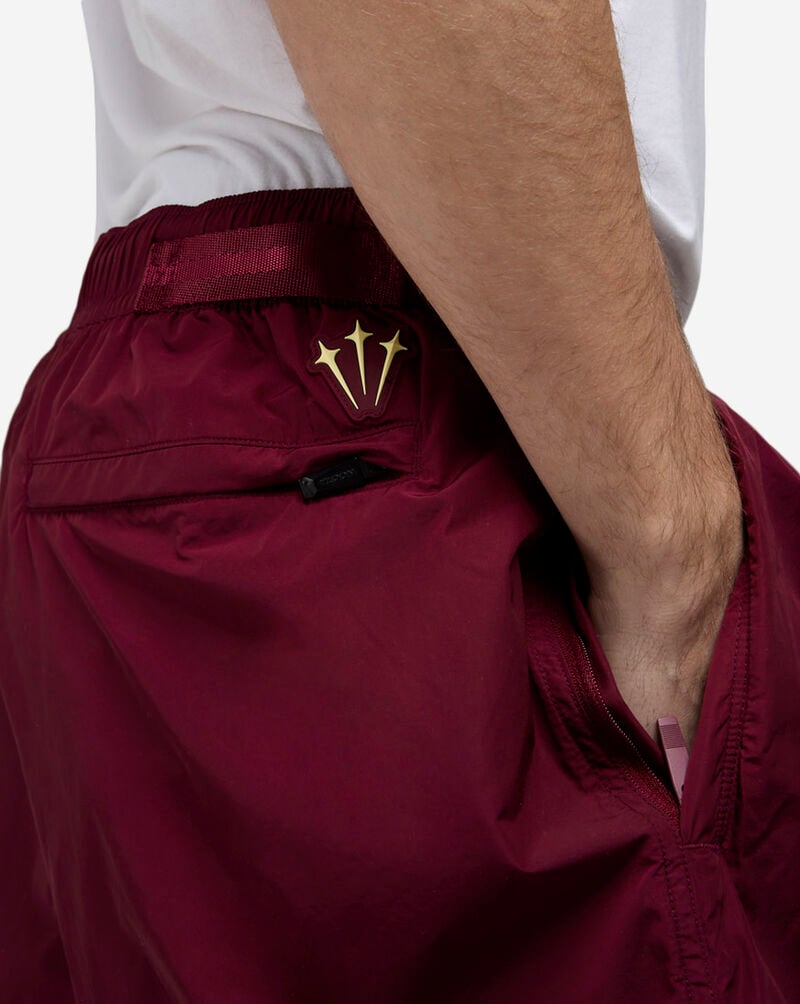 Nike NOCTA Cardinal Nylon Shorts FN8194-638 Red 3