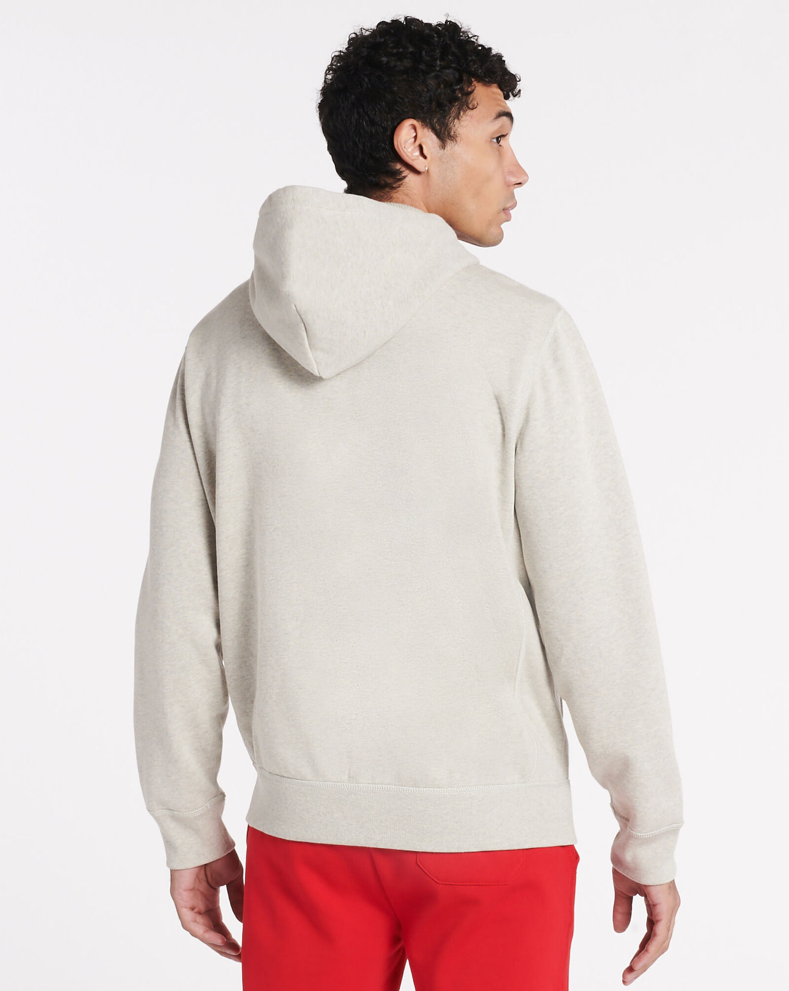 Shop Polo Ralph Lauren Classic Athletic Fleece Hoodie 710548546002HTR grey SNIPES USA