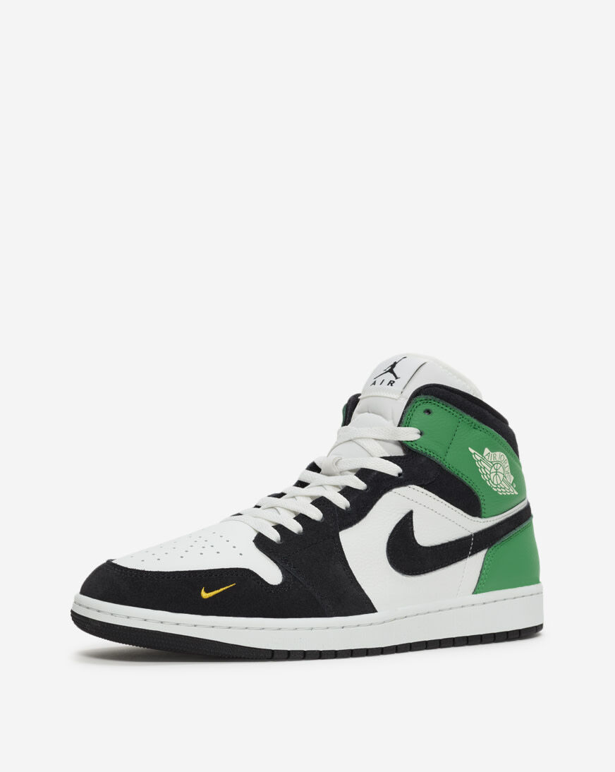 【セール】Nike Air Jordan 1 MID SE ホワイト/グリーン Shop Jordan Air Jordan 1 Mid SE II9812-100 green | SNIPES USA