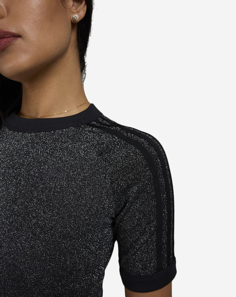 adidas Adicolor Holiday Glitter 3-Stripes Dress JW2621 Black 3