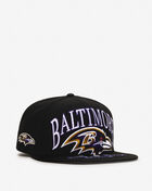 New Era 59Fifty Baltimore Ravens Oversized Script Fitted Hat 60693593 Black 1