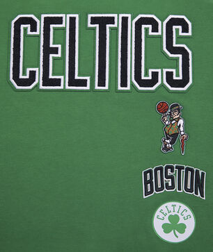 Boston Celtics Retro Classic Rib Fleece Crewneck