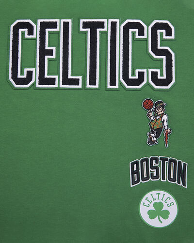 Boston Celtics Retro Classic Rib Fleece Crewneck