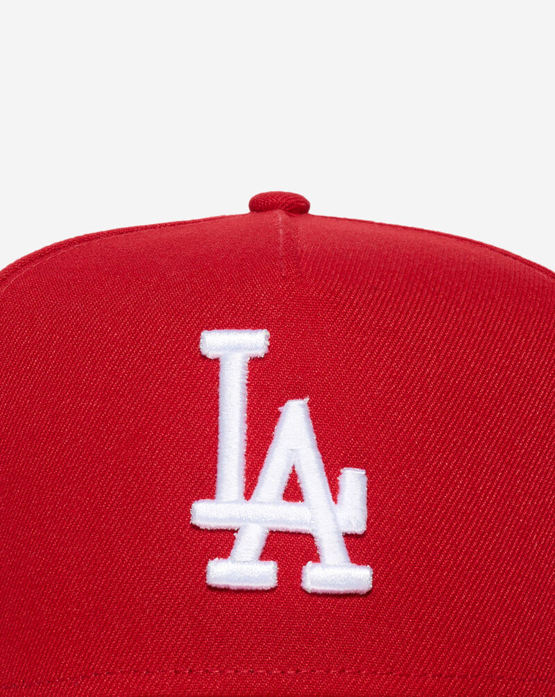 New Era 9Fifty Los Angeles Dodgers A-Frame Snapback Hat 60873570 Red 2