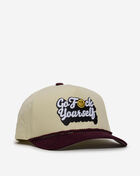 Field Grade Go F Yourself Twill Corduroy Trucker Hat 1005104 cream 1