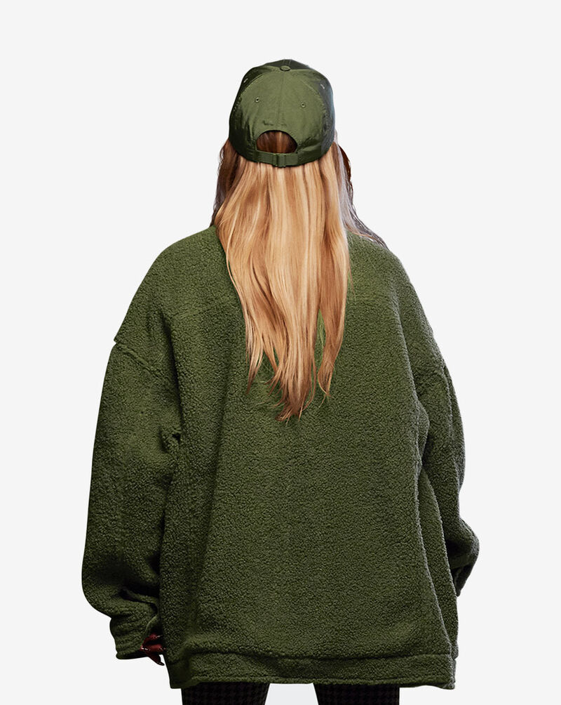 adidas IVY PARK Oversized Reversible Corduroy Jacket HG2384 Green 4