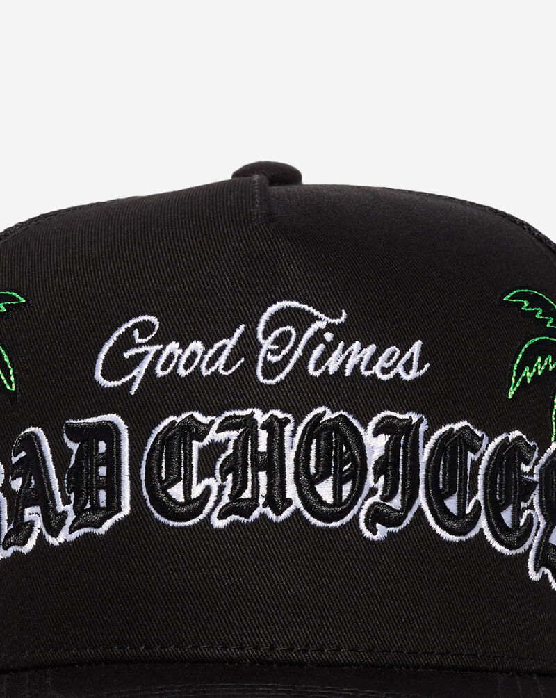 Field Grade Good Times Mesh Back Trucker Hat 1006544 Black 2