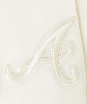 Big Boys' Atlanta Braves Neutral Fleece Pull Over Hoodie