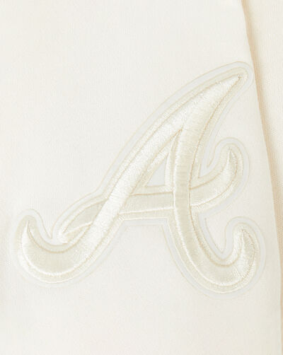 Big Boys' Atlanta Braves Neutral Fleece Pull Over Hoodie