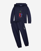 Pre-School Plaid Big Pony Fleece Hoodie