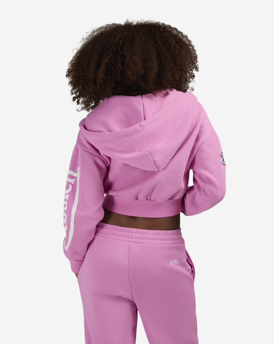 Shop Von Dutch HD Ransom Full-Zip Hoodie 7VND2A7033SN pink