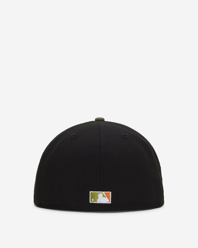 New Era 59Fifty Detroit Tigers Green Bark Fitted Hat 70948471 Black 3