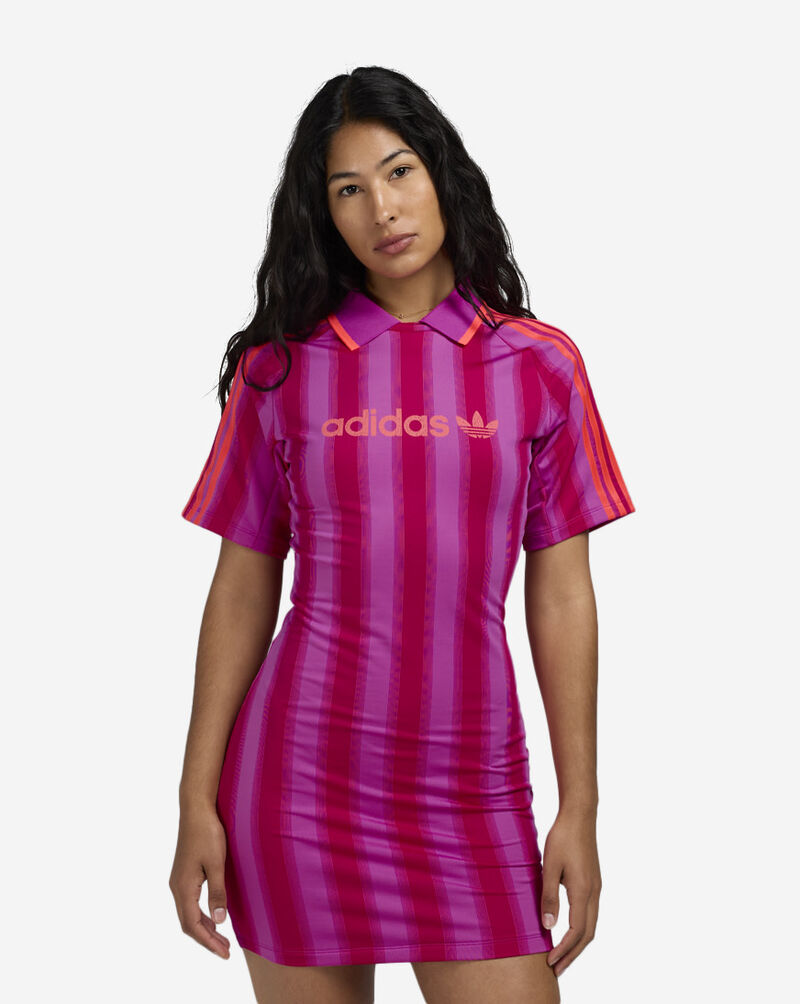 adidas Football Inspired Graphic Dress JW6013 Pink 1