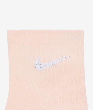 Kids' 6Pk Metallic Swoosh No-Show Socks