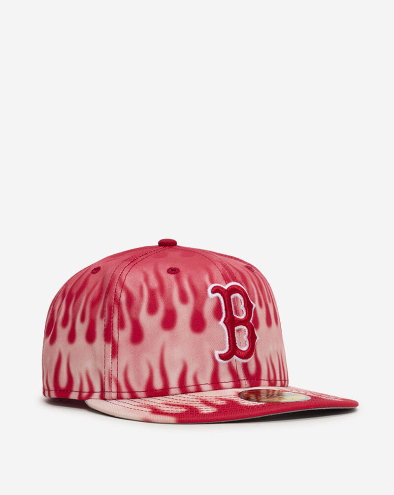 New Era 59Fifty Boston Red Sox Flames Fitted Hat 60949333 Red 1