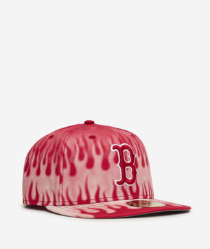 59Fifty Boston Red Sox Flames Fitted Hat