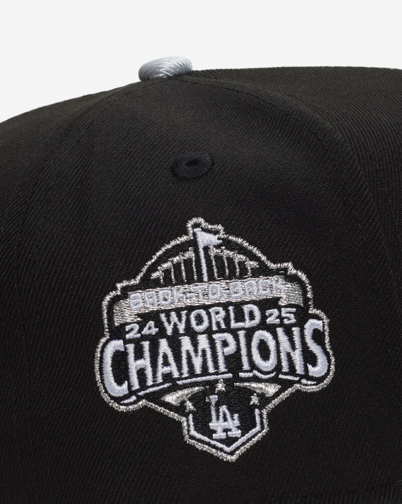 New Era 9Fifty Los Angeles Dodgers A-Frame Snapback Hat 71065701 Black 2