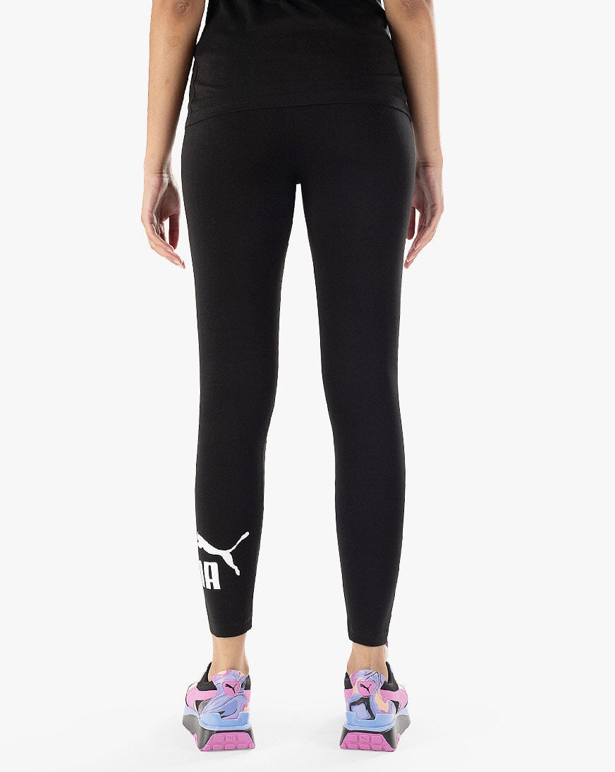 Shop PUMA Essentials Logo Leggings 58683201 black SNIPES USA