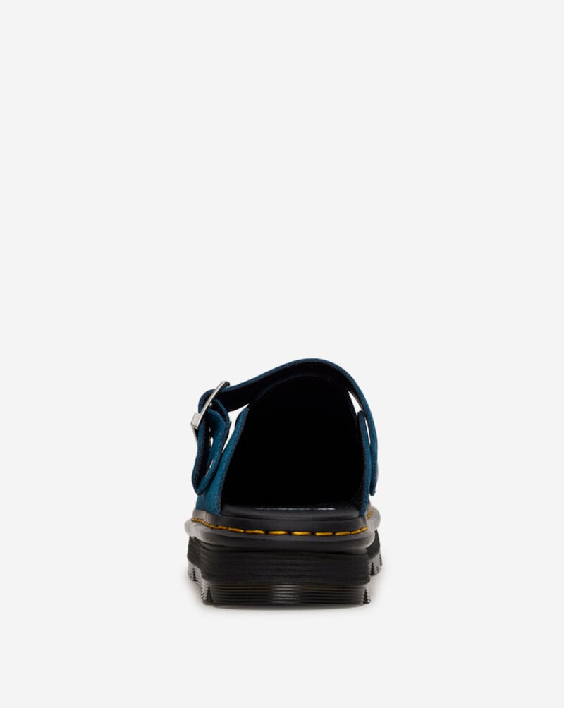 Dr. Martens Zebzag Suede Slingback Platform Mules 31937401 Blue 5