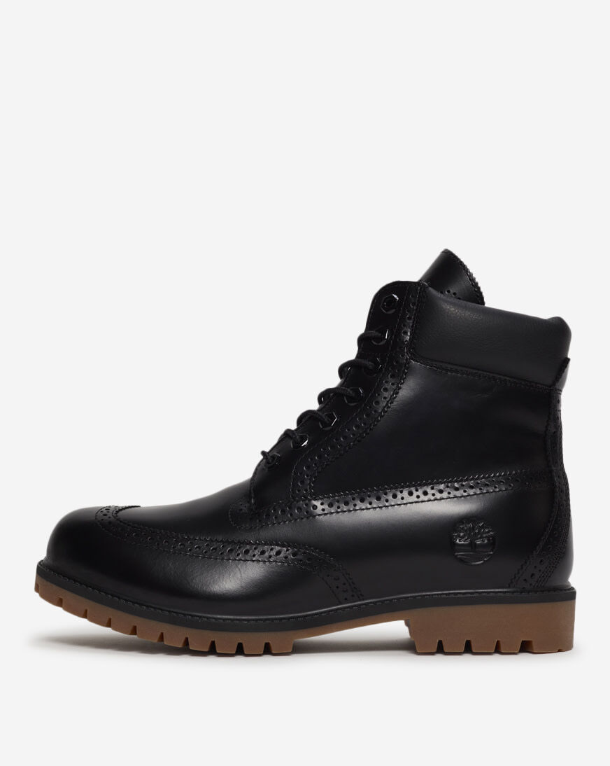 Shop Timberland Heritage 6-Inch Waterproof Boot TB0A2A8VW02 black