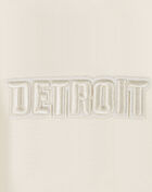 Detroit Pistons Neutral Drop Shoulder Fleece Crewneck