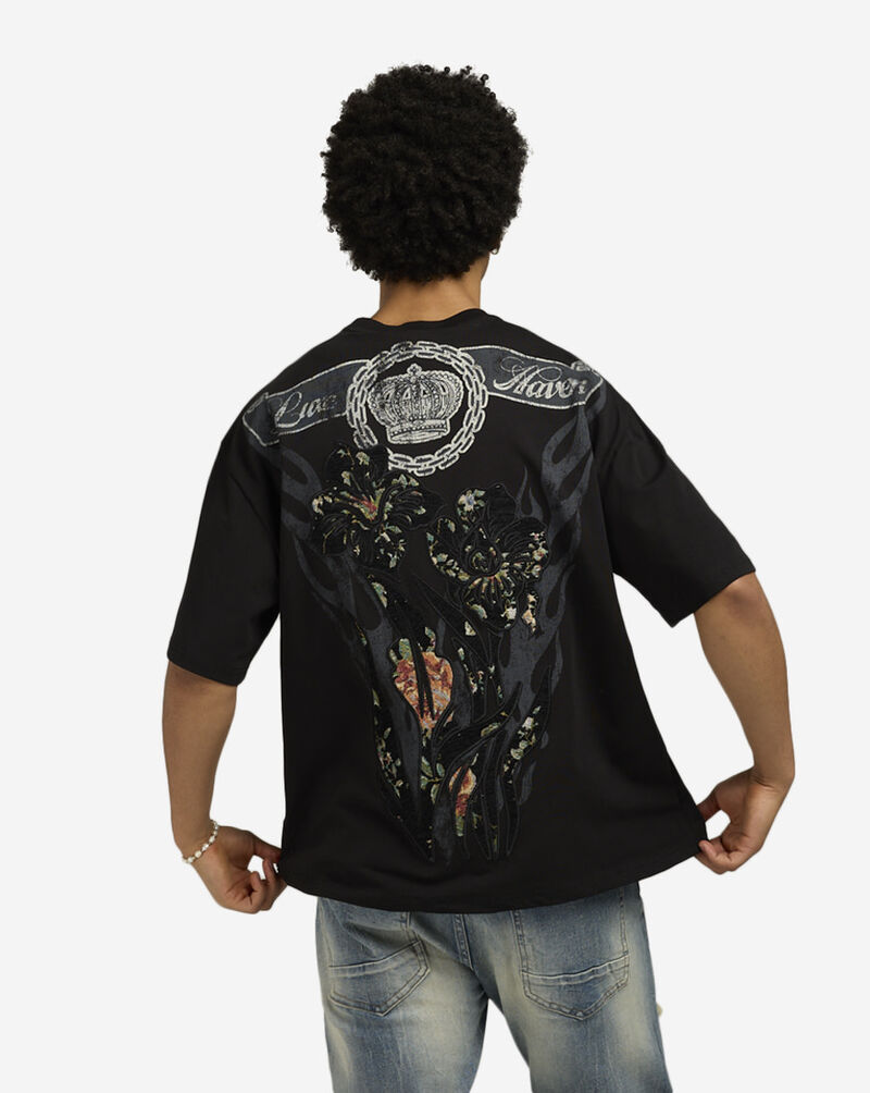 Smoke Rise Tapestry Fashion Tee KT25166SN-BLK Black 2