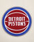 Detroit Pistons Retro Classic Rib Fleece Cropped Pullover Hoodie