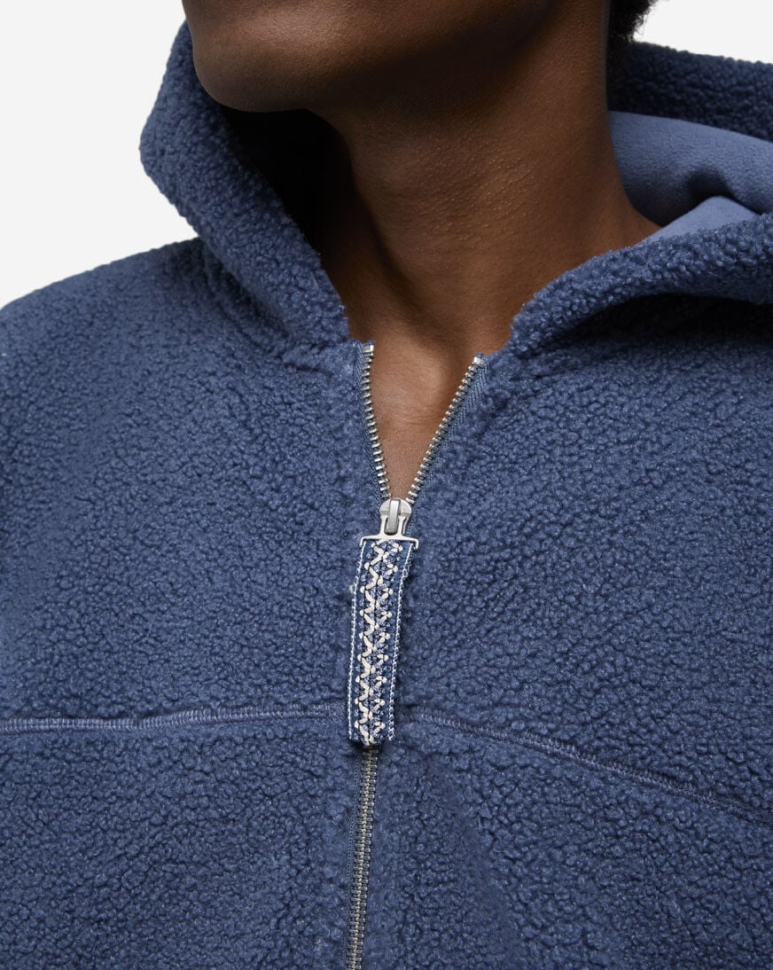 Shop UGG UGGbraid Full Zip Hoodie 1171491-DWV blue | SNIPES USA