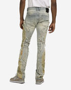 Smoke Rise Tapestry Panel Monogram Jeans JP24513SNZ-BLU Blue 2