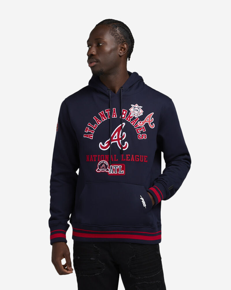 PRO STANDARD Atlanta Braves Area Code Hoodie LAB5314670-MRM Blue 1