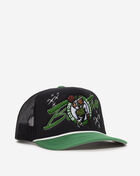 Mitchell  Ness Boston Celtics Trucker City Shine Adjustable Hat HT14766-BCEBKGN Black 1