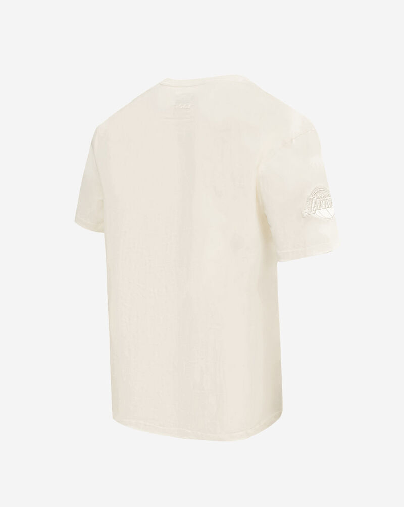PRO STANDARD Los Angeles Lakers Neutral Drop Shoulder Tee BLL157342-EGG cream 3
