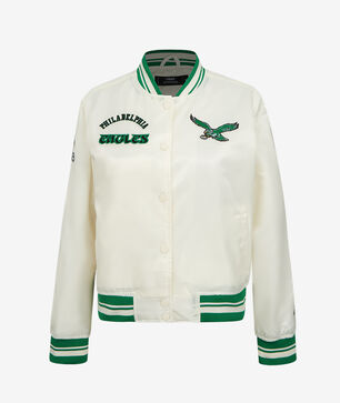 Philadelphia Eagles Retro Classic Rib Satin Jacket