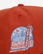 New Era 9Fifty New York Knicks A-Frame Snapback Hat 71012274 Orange 2