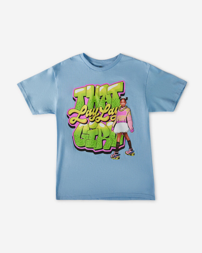 Graphic Tees Grade School That Girl Lay Tee 2LSS002 Blue 1