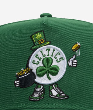 9Fifty Boston Celtics Cartoon A-Frame Snapback Hat