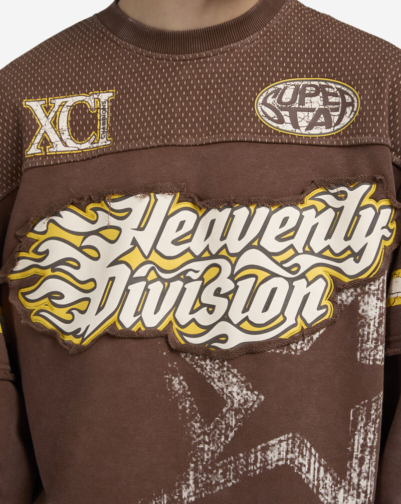 Smoke Rise Division 2 Fer Crewneck FO25355SNZ-MUS Brown 3