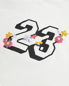 Jordan Big Kids' Summer Bloom Oversized Tee 45D923-782 White 2