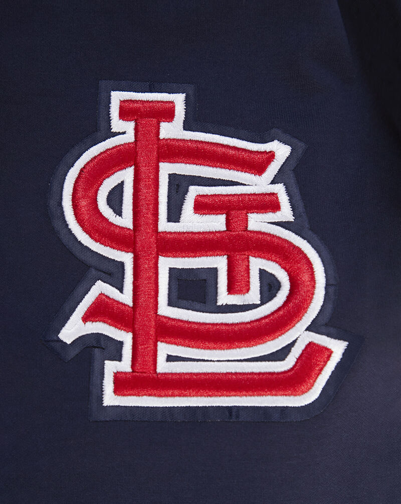 PRO STANDARD St. Louis Cardinal Classic Chenille Double Knit Full-Zip Hoodie  LSC531936-MDN Blue 2