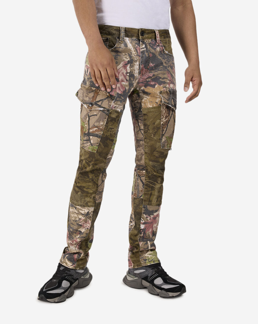Shop Decibel Real Tree Printed Cargo Straight Leg Pants Shop Decibel Real Tree Printed Cargo Straight Leg Pants
