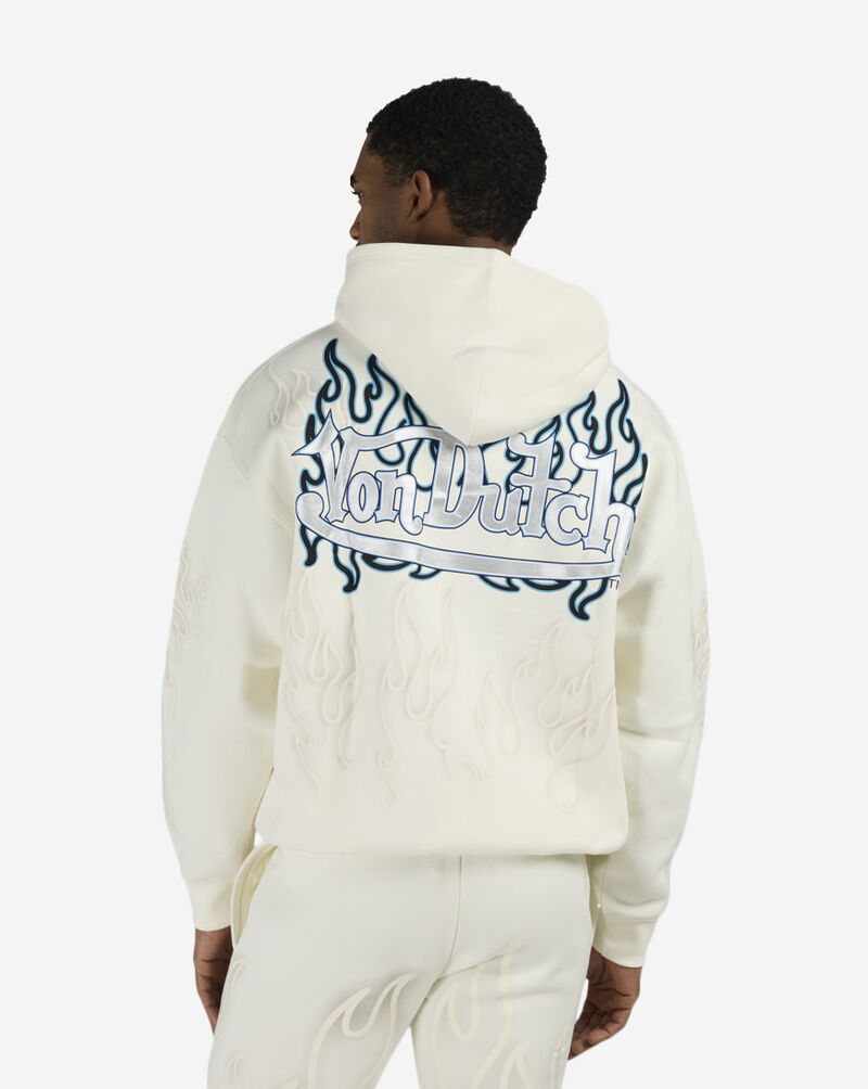 Von Dutch Eye Of Fortune Flame Pullover Hoodie 4VND2B0088SN-CRM cream 2