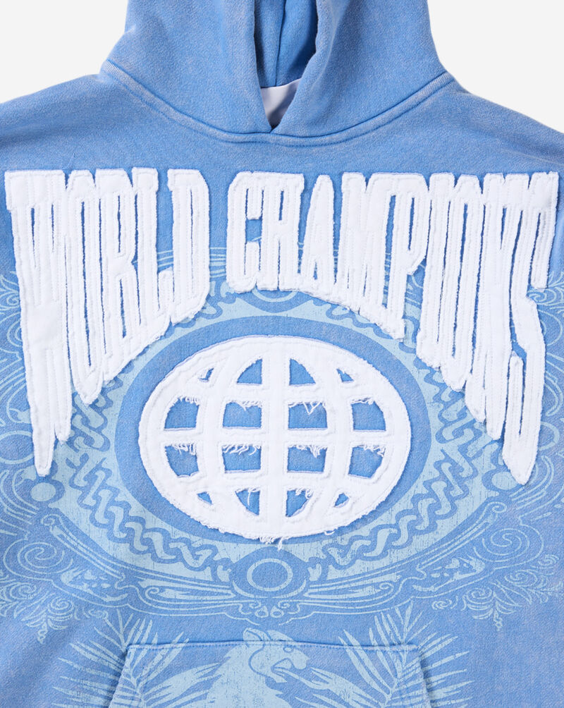 Smoke Rise Kids' Champion Fleece Hoodie BF026S468SN-VERMEER Blue 2