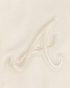 PRO STANDARD Big Boys' Atlanta Braves Neutral Fleece Crewneck LABB5315036-EGG cream 4